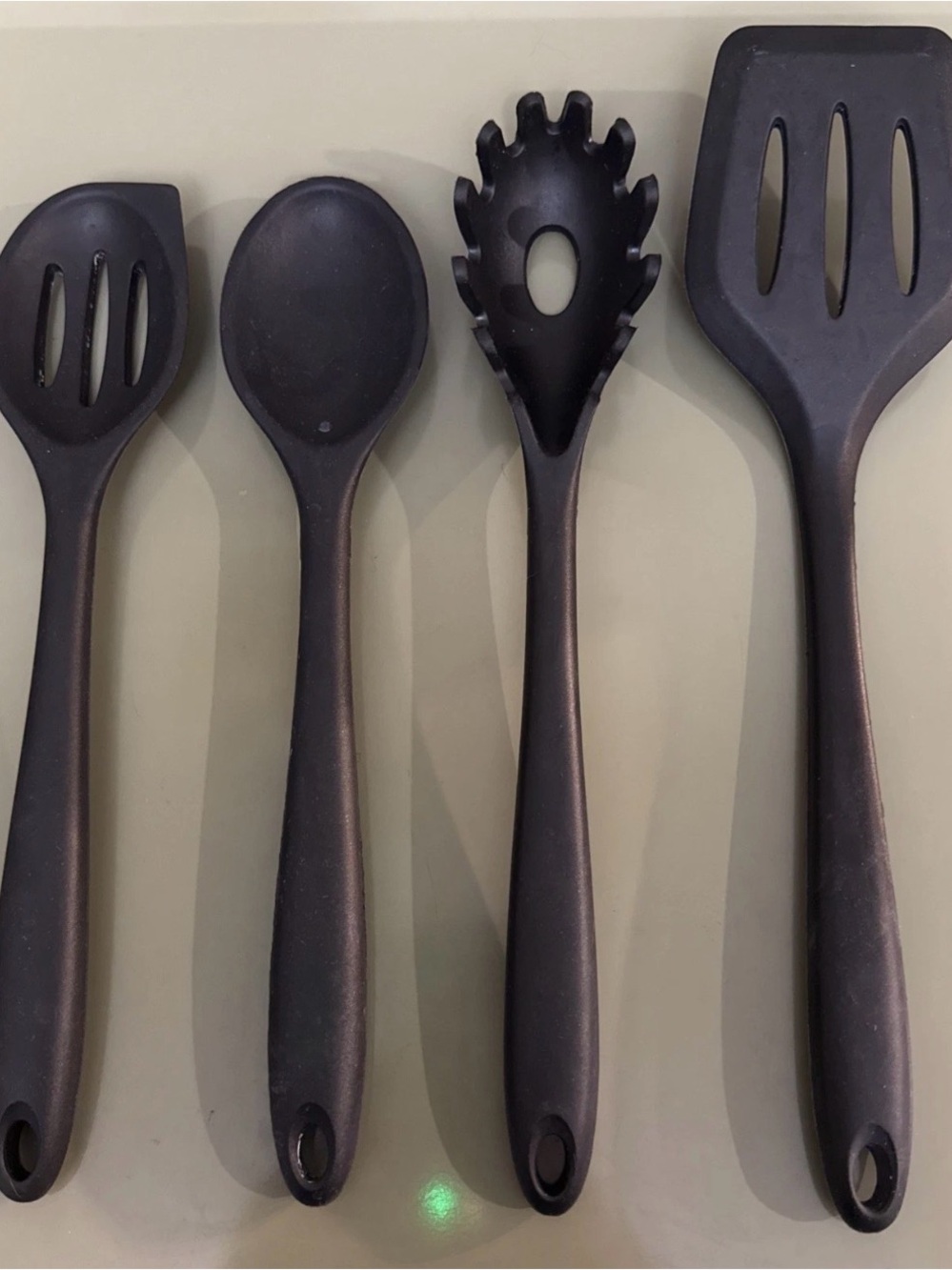Silicone Black Cooking Utensils, Set of 4